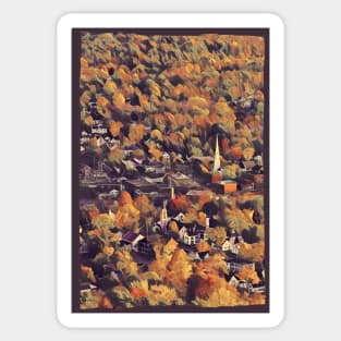 Stars Hollow from Above Sticker